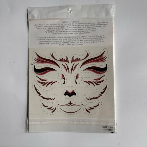 Target Halloween Animal Face Tattoos - Picture 7 of 7